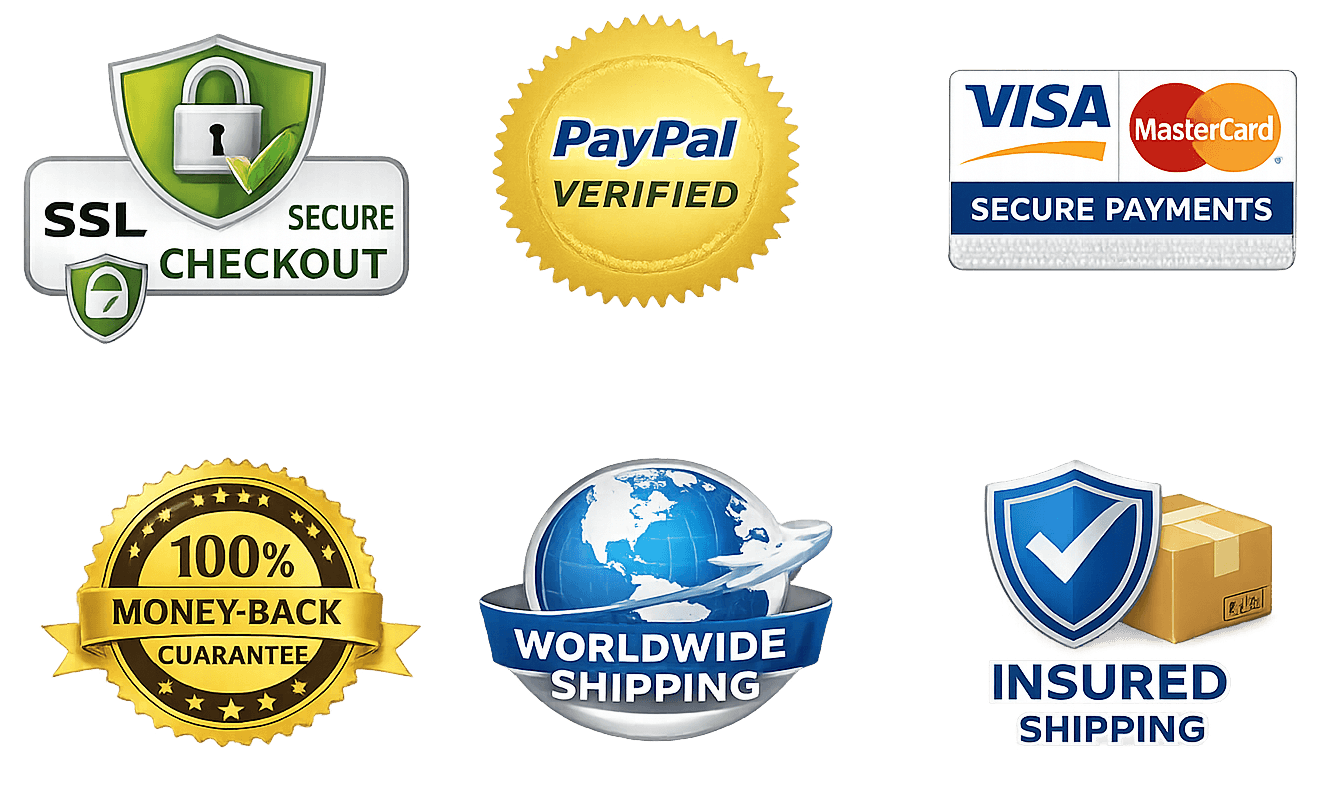 Secure checkout, payment and delivery assurances